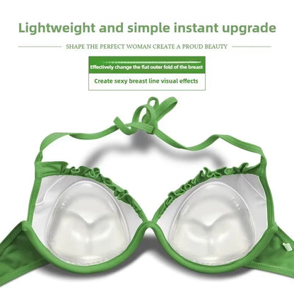 Silicone Push-Up Bra Inserts (2pcs) – Thicker Pads & Nipple Covers