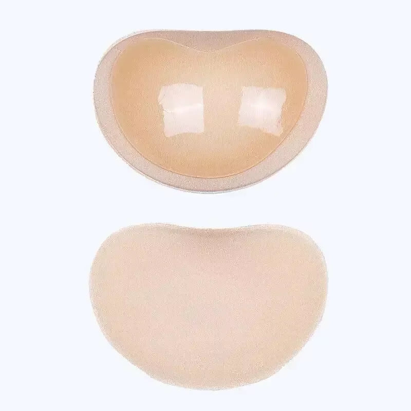 Silicone Push-Up Bra Inserts (2pcs) – Thicker Pads & Nipple Covers